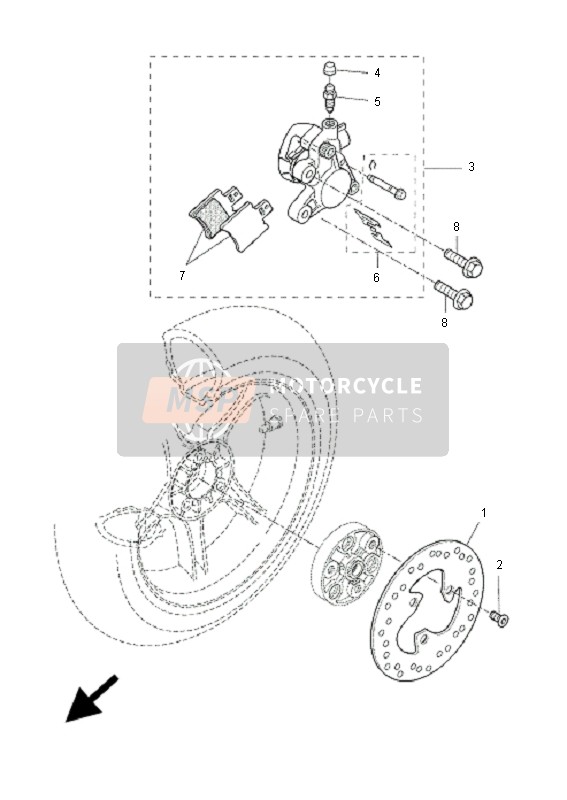 BREMSSATTEL HINTEN